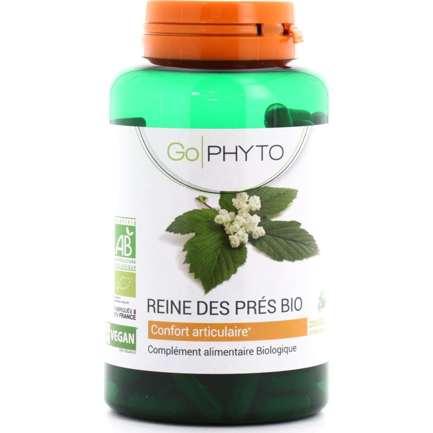 Go Phyto Reine des Prés Bio 200 Gélules
