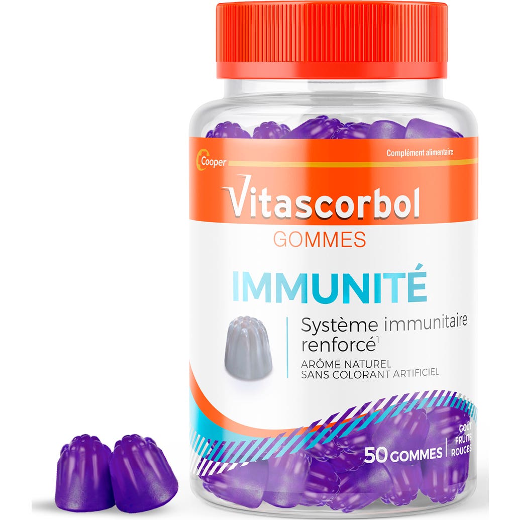 Vitascorbol Immunité 50 Gommes