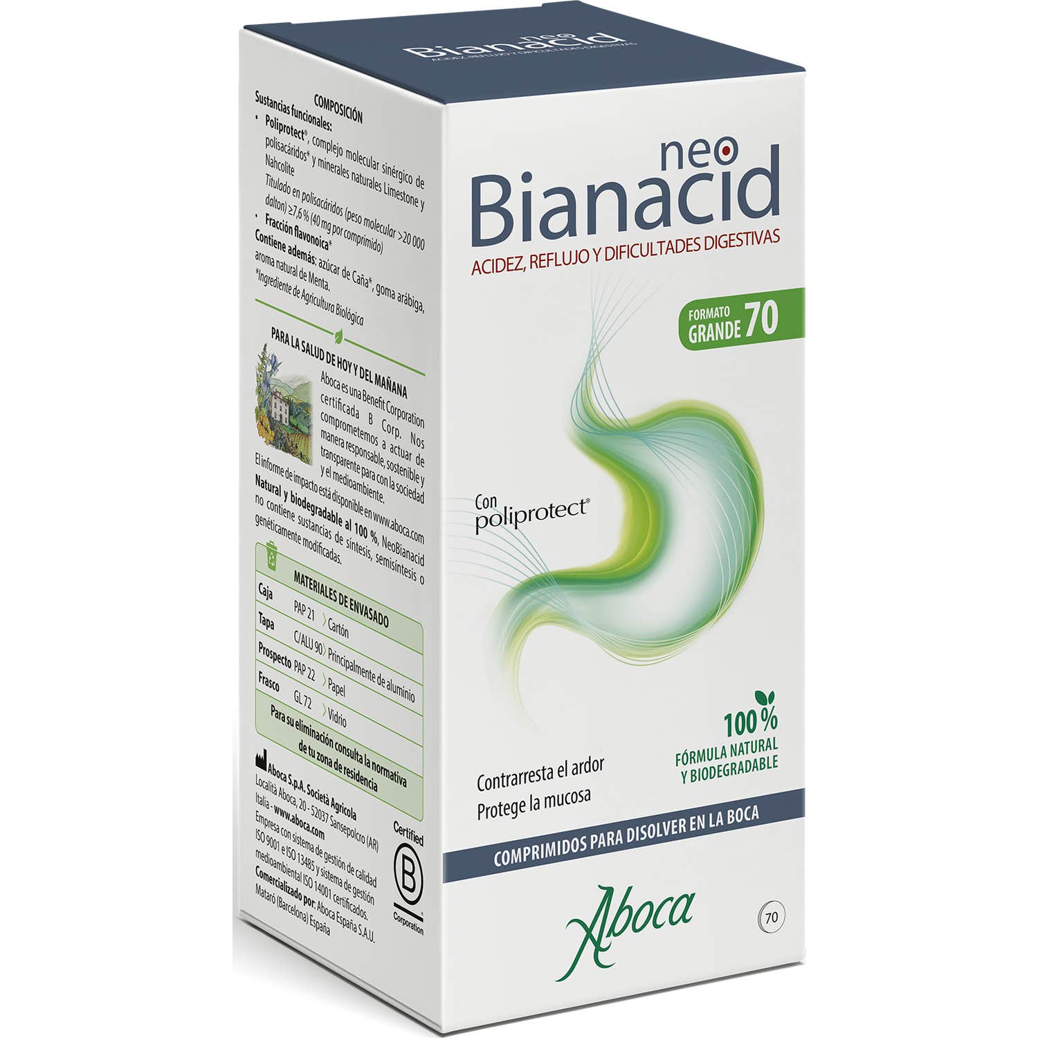 Aboca NeoBianacid 70 Comprimés