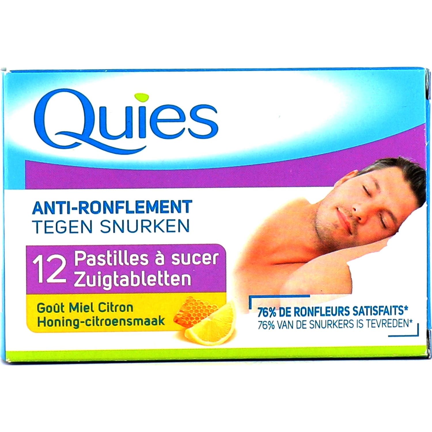 Quies Pastilles À Sucer Anti Ronflement goût Miel Citron