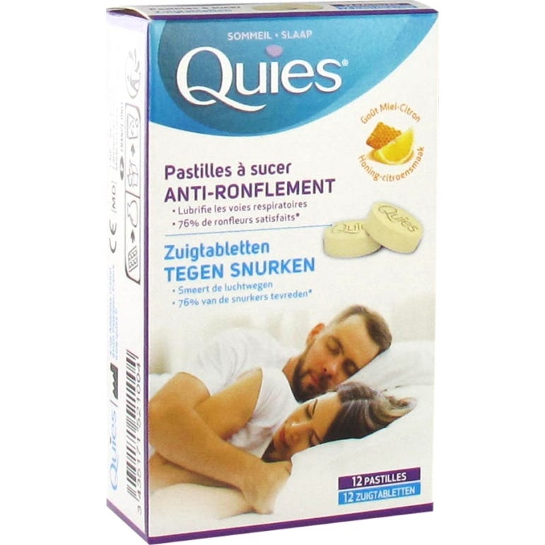 Quies Pastilles À Sucer Anti Ronflement goût Miel Citron