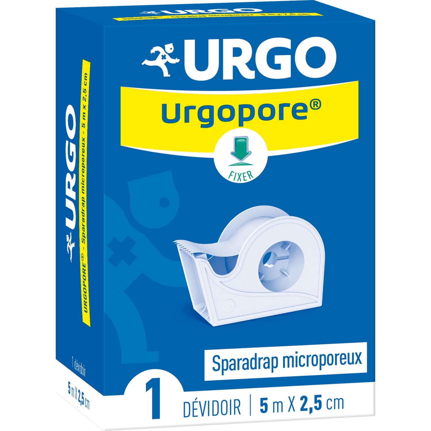 Urgo Urgopore Sparadrap Dévidoir 5m x 2,5cm