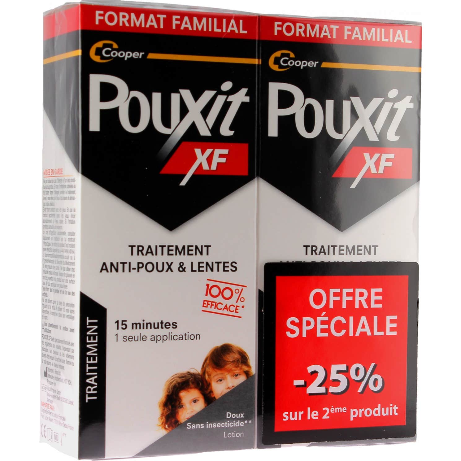 Pouxit XF Lotion Anti-Poux Et Lentes 2x200ml