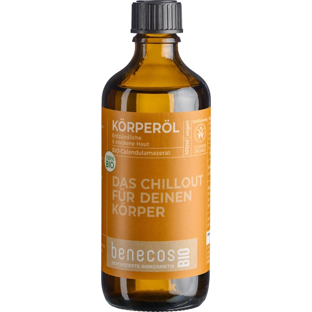 Benecos Huile Corps Macérat Calendula Bio Vegan 100ml