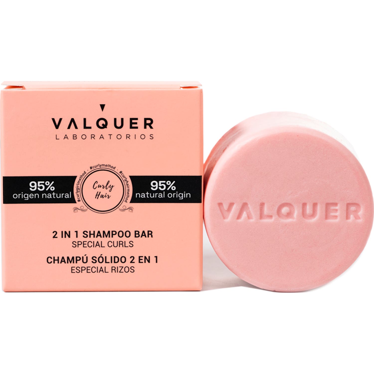 Valquer Especial Rizos 2 en 1 Champú Sólido 50g