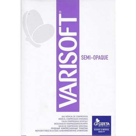 Varisan Varisoft Media Semi Opaco Mi-Bas Corta Negro T2 1 Par