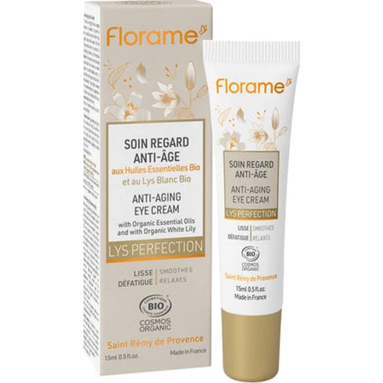 Florame Lys Perfection Soin Regard Anti-Âge Bio 15ml