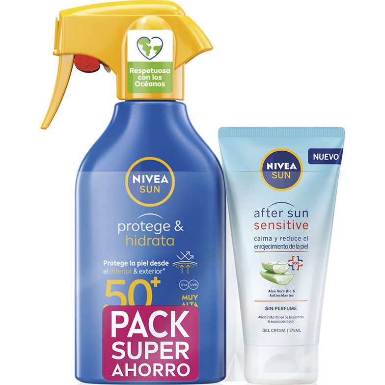Nivea Sun Set Protect & Hydrate Spf50 270ml + After Sun 175ml