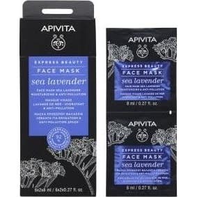 Apivita Express Mascarille du Visage Lavande de Mer 2x8ml