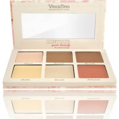 Viva la Diva Cream Contour Palette Light Medium 18g