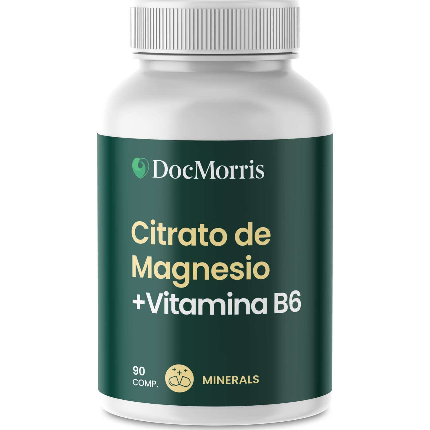 DocMorris Citrate De magnésium + Vitamine B6 90 Comprimés