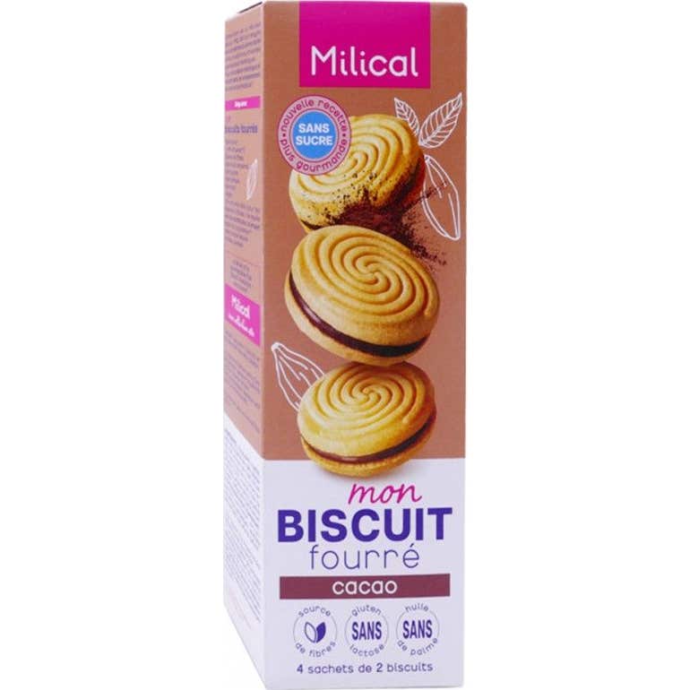 Milical Biscuits Fourré Cacao 4x2ut