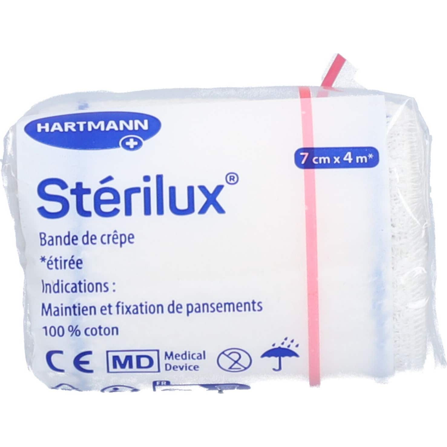 Stérilux Bande Crêpe 7cmx4M