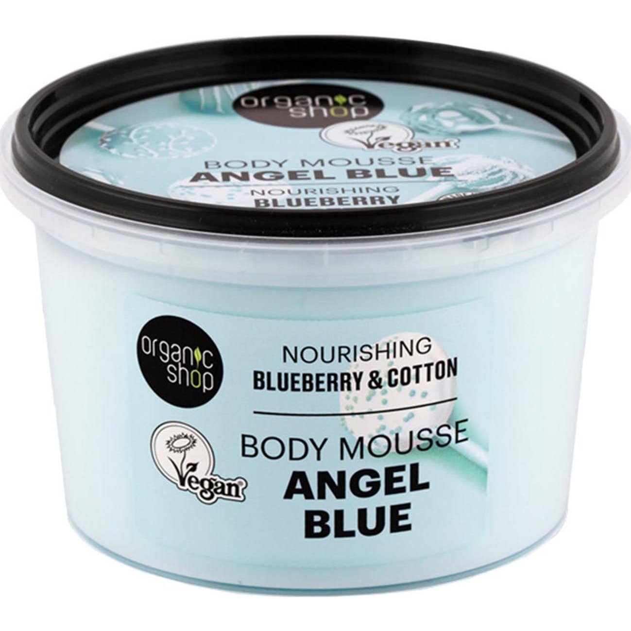 Organic Shop Nourishing Blueberry & Cotton Angel Blue 250ml