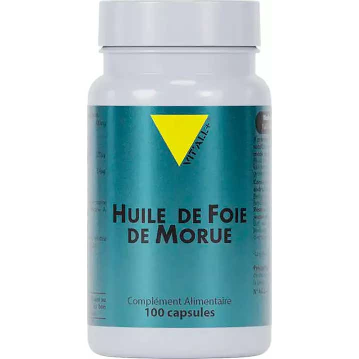 Vit'All+ Huile de Foie de Morue 100 Gélules