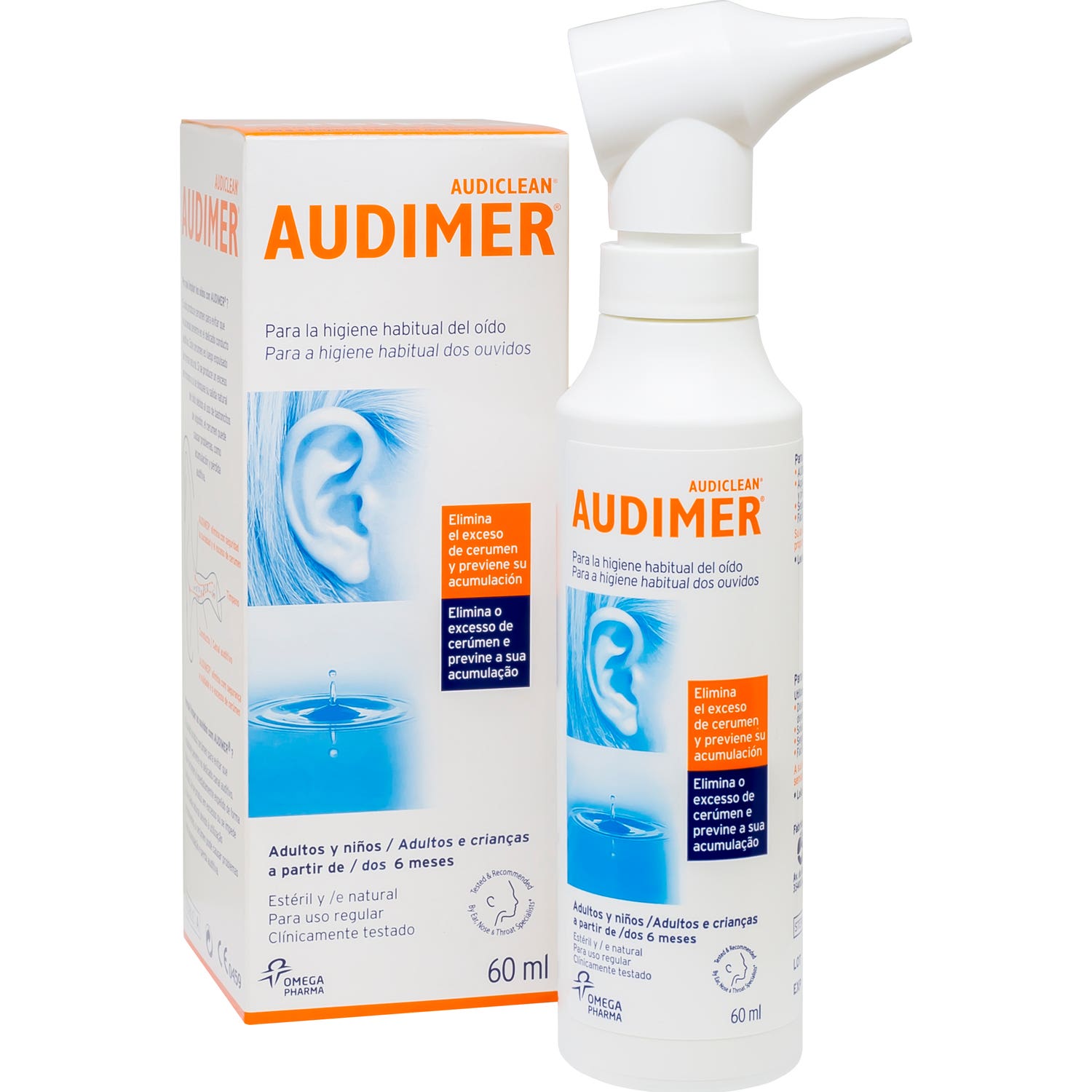Audimer Spray Nettoyant Oreilles 60 ml