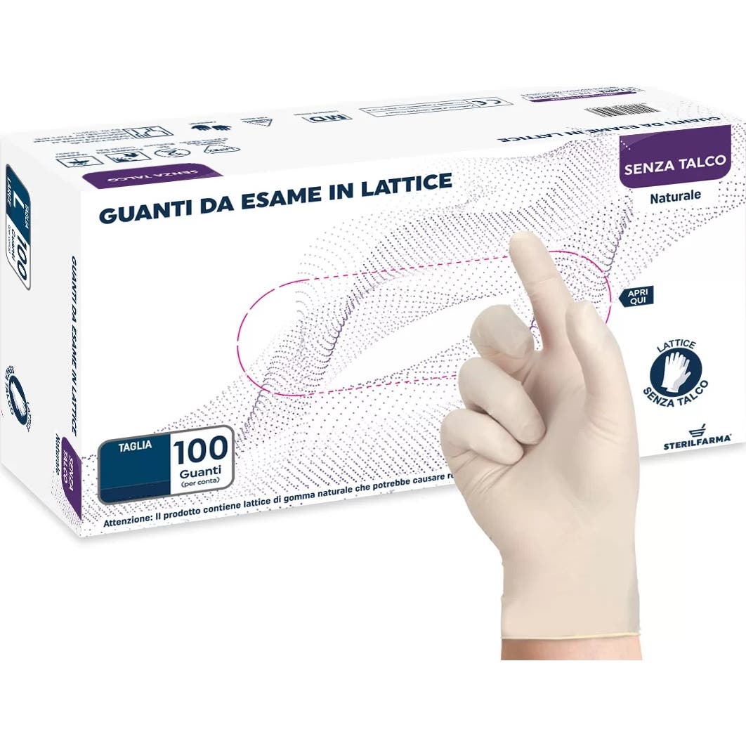 Sterilfarma Gants En Latex Sans Talc M 100uts