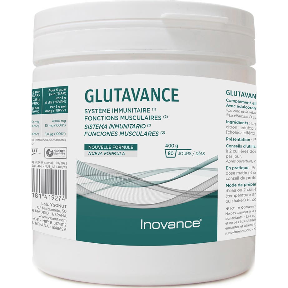 Ysonut Inovance Glutavance pot de 400g