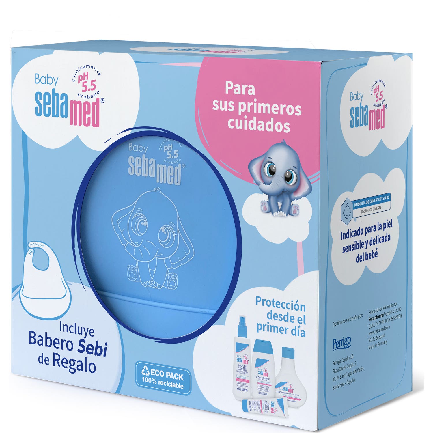 Sebamed Baby Canastilla Babero 5 Piezas
