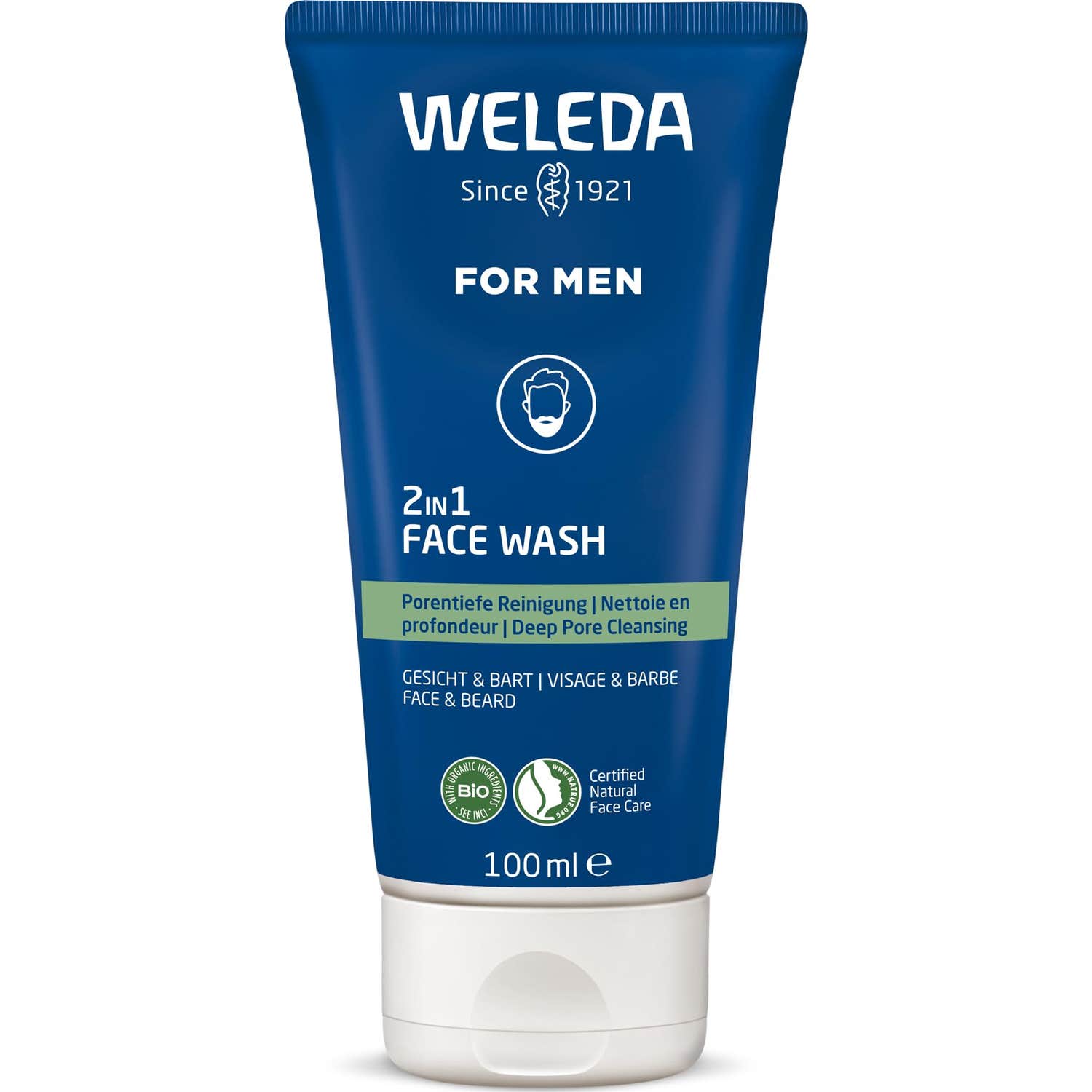 Weleda For Men Gel Nettoyant Visage 2 En 1 100ml