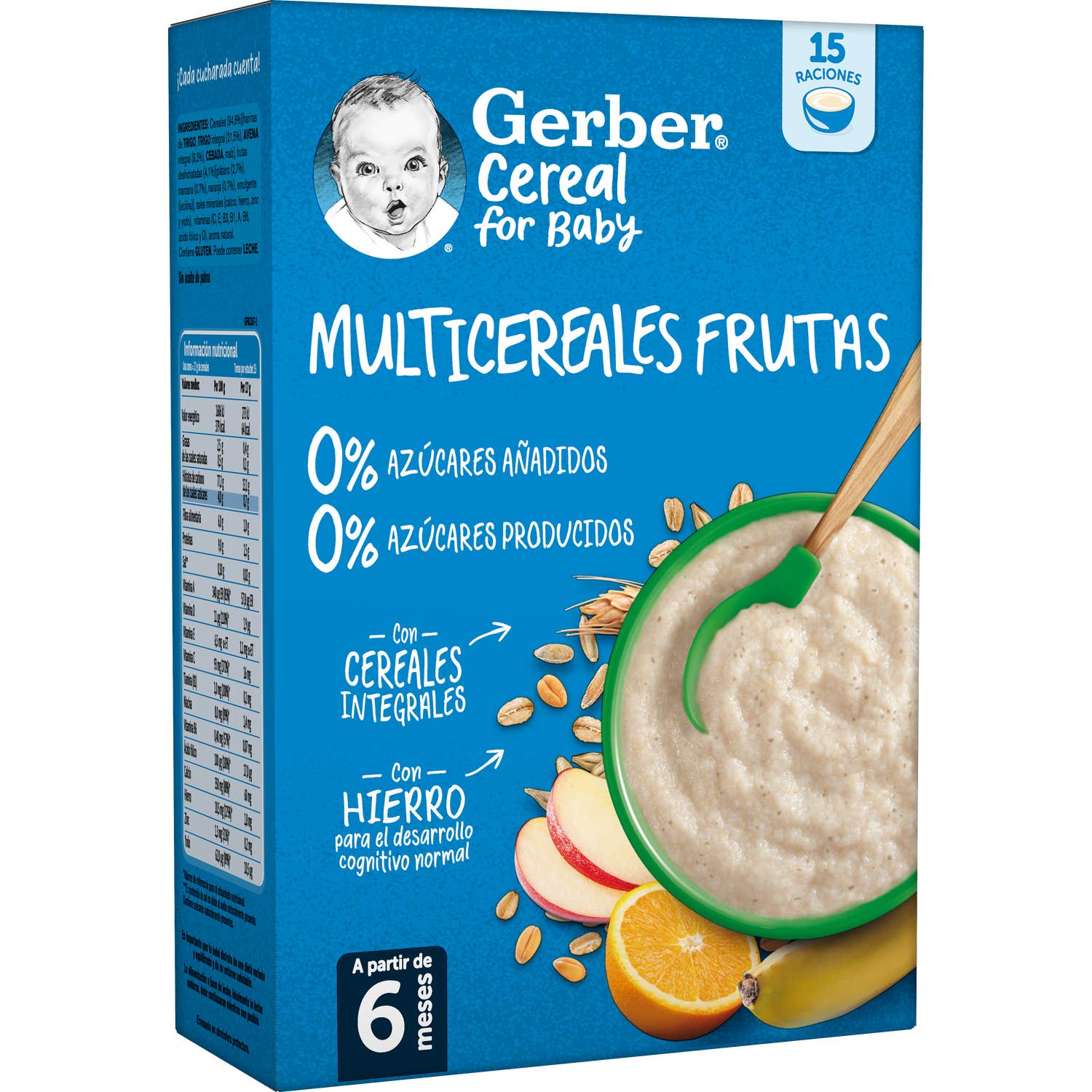 Gerber Multicereales Fruits 270g