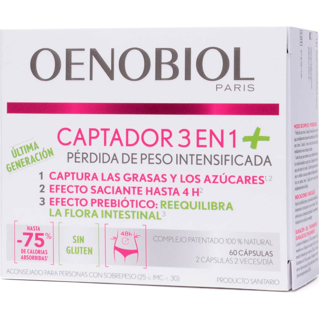Oenobiol Capteur 3 En 1+ 60 Gélules