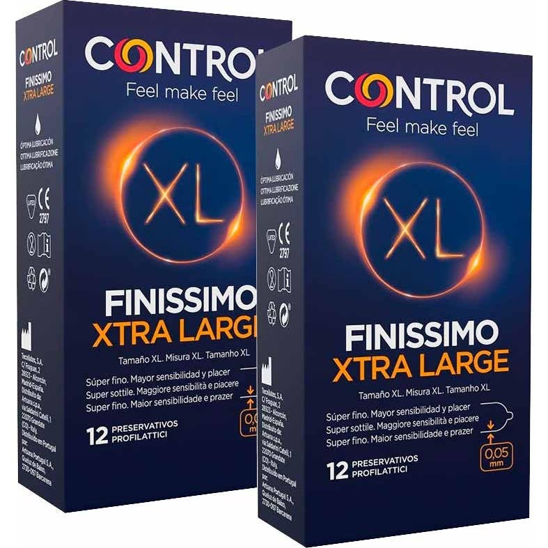 Préservatifs Control Finissimo Xl 12 + 12 U Pack Economies
