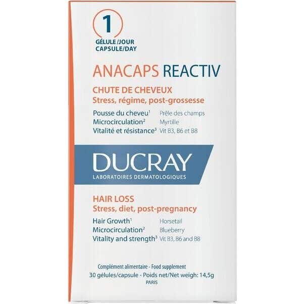 Ducray Anacaps Reactiv 30 Capsules