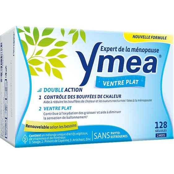 Ymea Ménopause Ventre Plat 128 Gélules