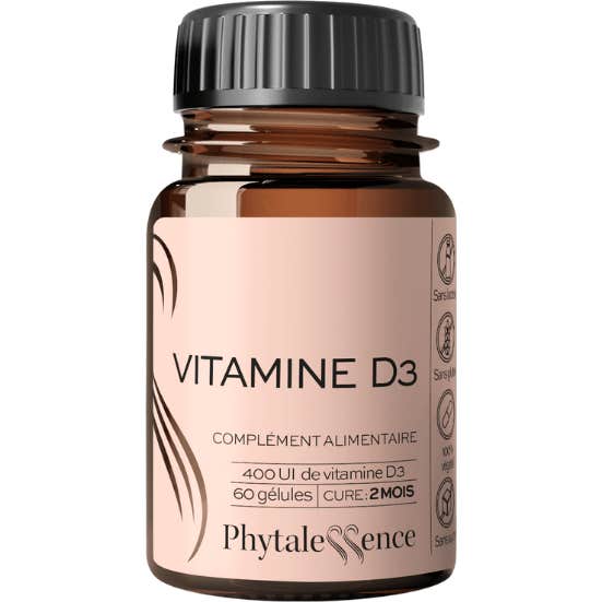 Phytalessence Vitamine D3 60 Gélules