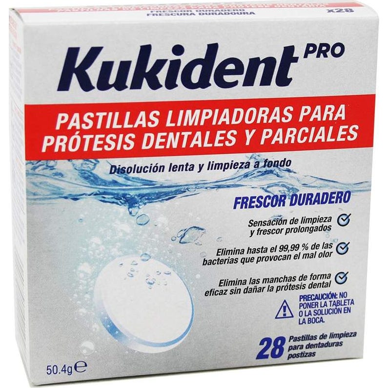 Nettoyants Kukident 28 Comprimés