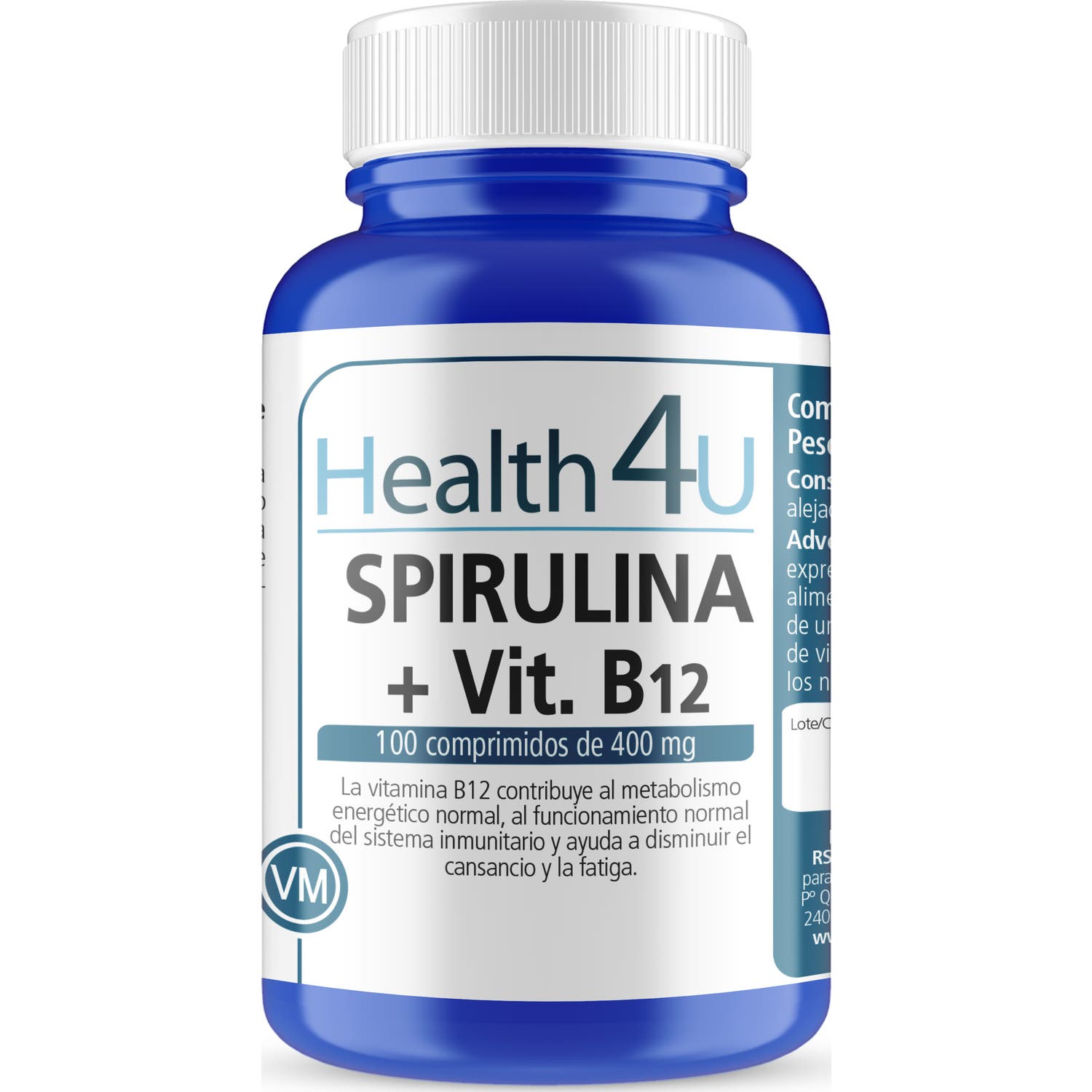 H4U Spiruline 500mg 100 Comprimés