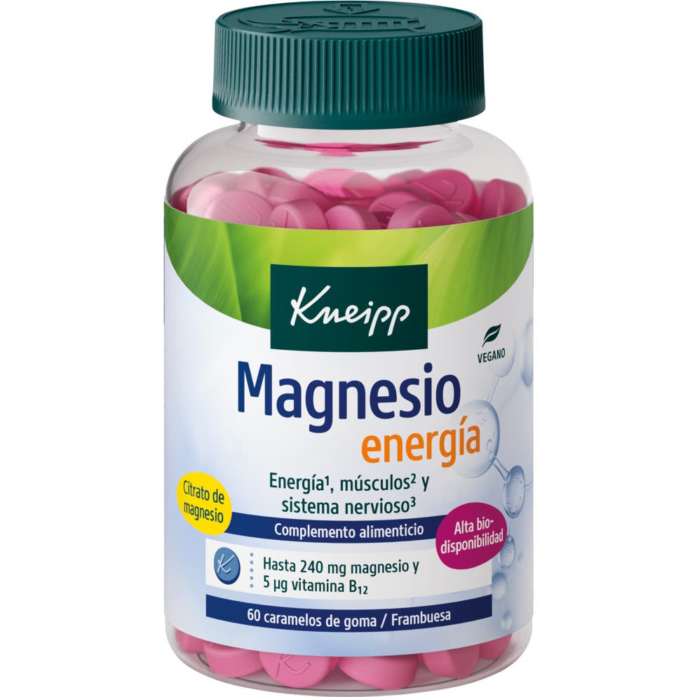 Kneipp Magnesio Energía 60 gummies