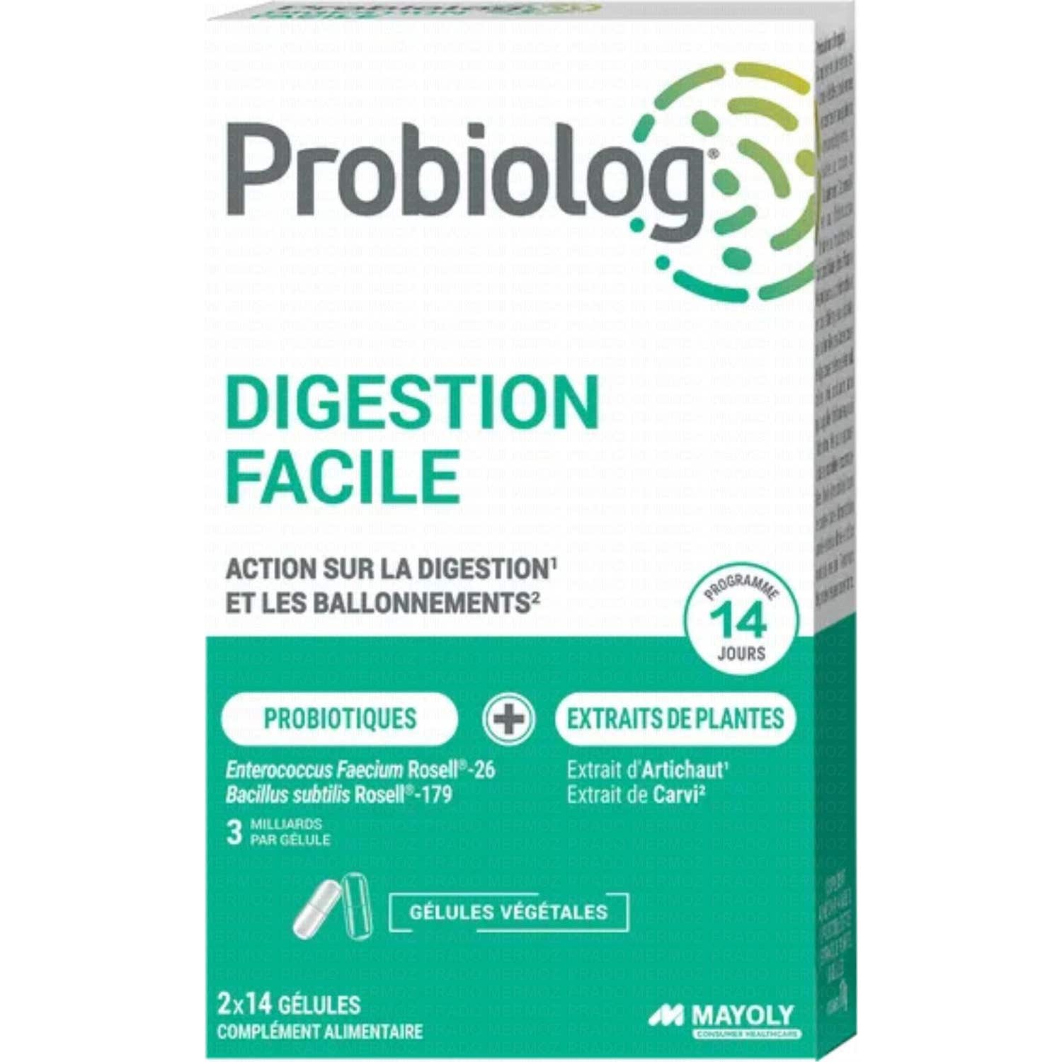 Probiolog Digestion Facile 2x14 Gélules