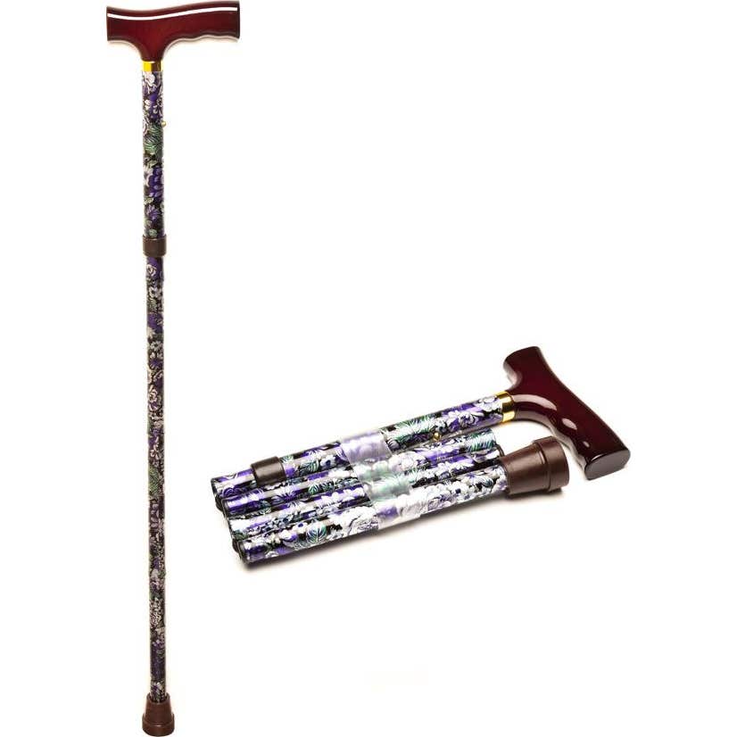 Prim Muletilla Plegable Flor Púrpura Fantasía 1ud