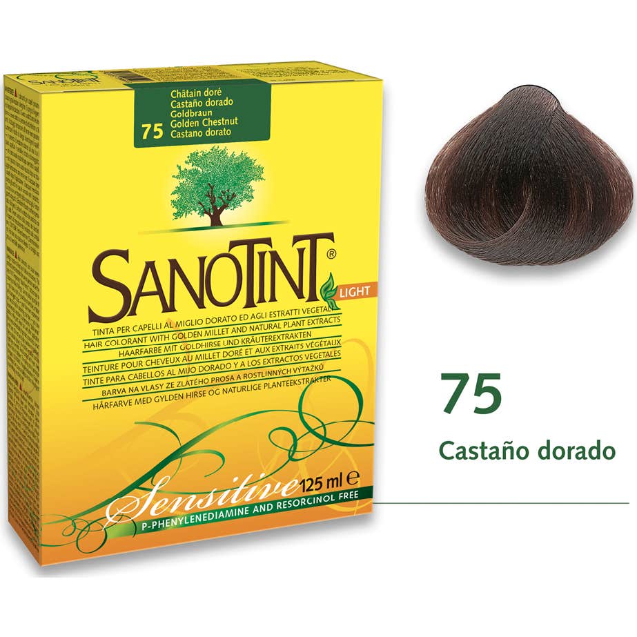 Santiveri Sanotint Tinte Sensitive 75 Castaño Dorado * 125Ml