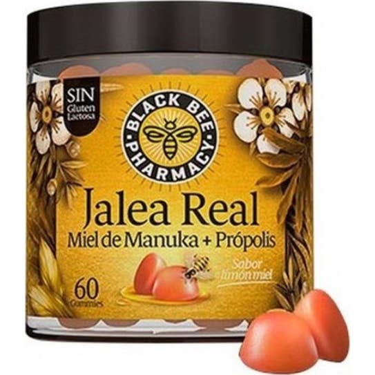 Black Bee Gummies Gelée Royale Miel Manuka + Propolis Gummies 60uts