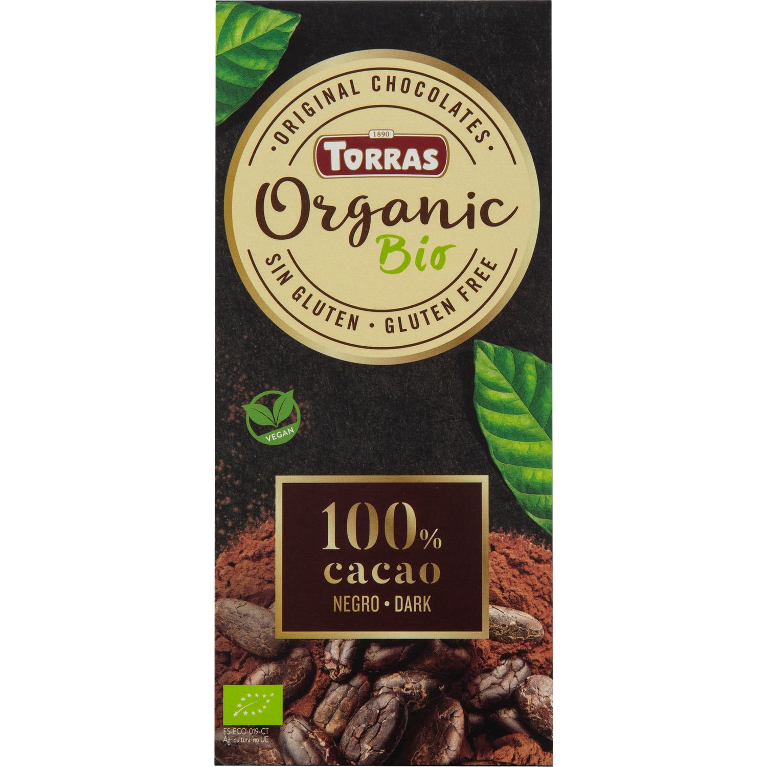 Torras Choco Black 100% Cacao Criollo 100g
