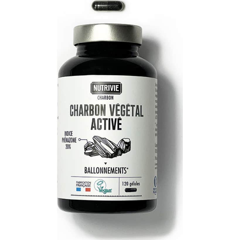 Nutrivie Charbon Végétal Activé 120 Gélules