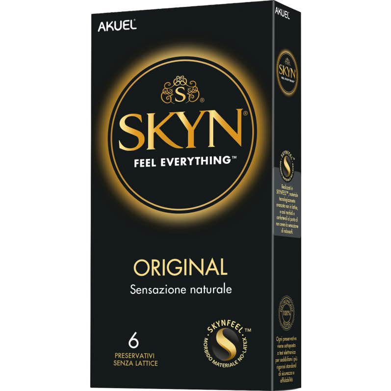 Akuel Skin Original Préservatifs Sans Latex 6uts