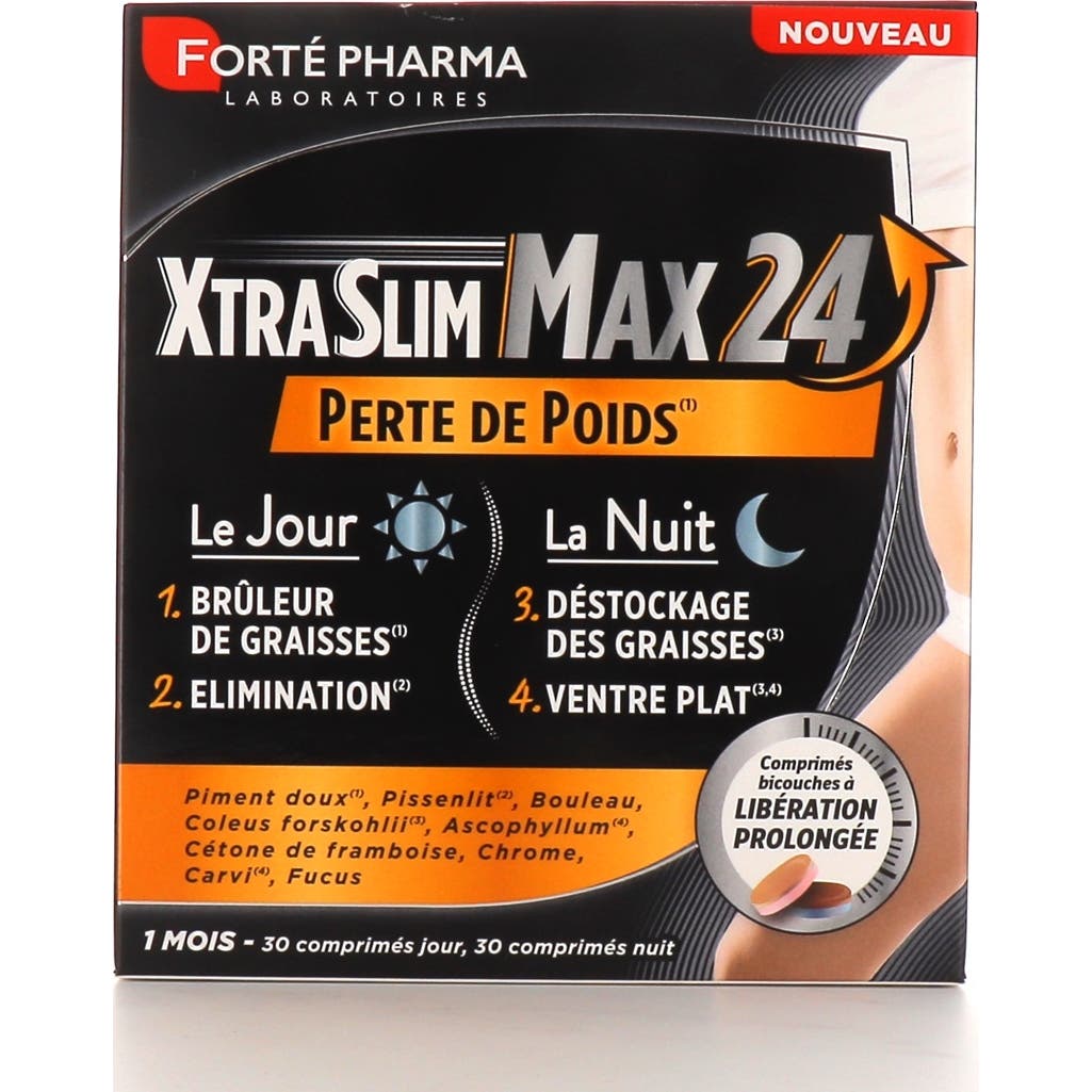 Forté Pharma Xtra Slim Max 24 60 Comprimés