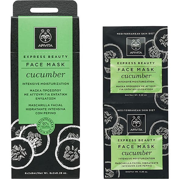 Apivita Face Mask Cucumber 2x8ml