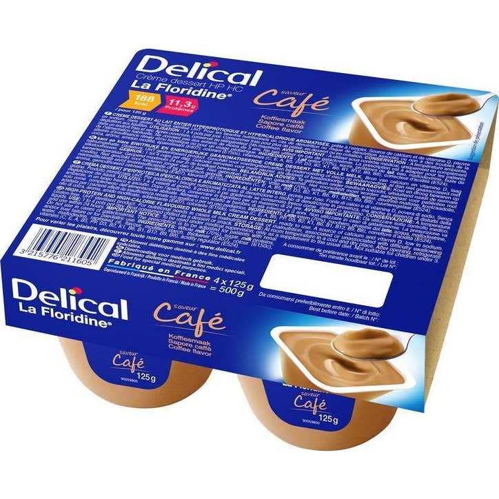 Delical La Floridine Crema Café HP 4x125g