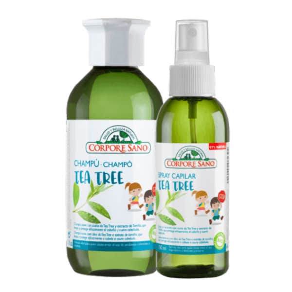 Corpore Sano Pack Tea Tree Shampoo + Spray Capillaire