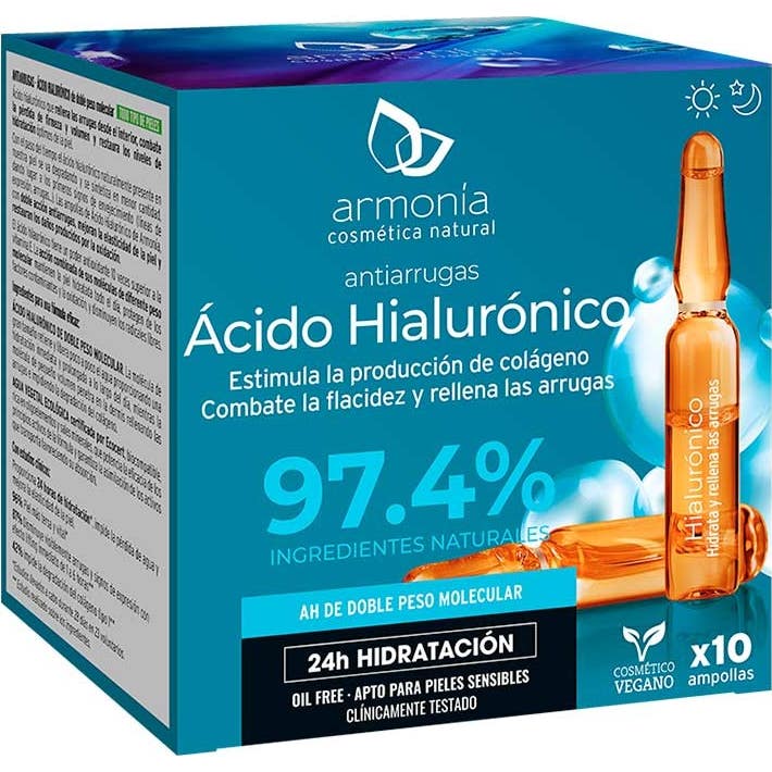 Armonia Hialuronic Acid Antiarrugas 10 Ampollas