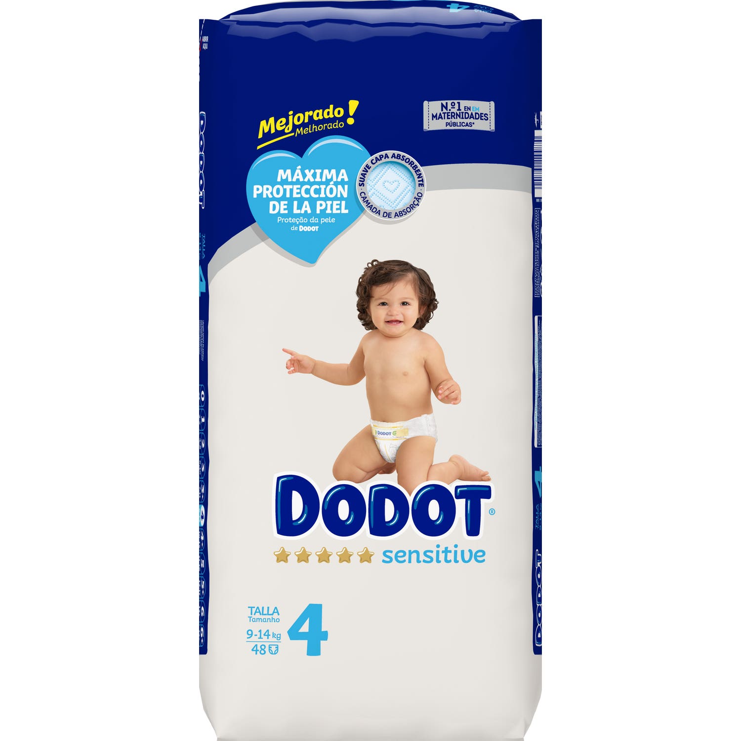 Dodot Pañales Sensitive Talla 4 48uds