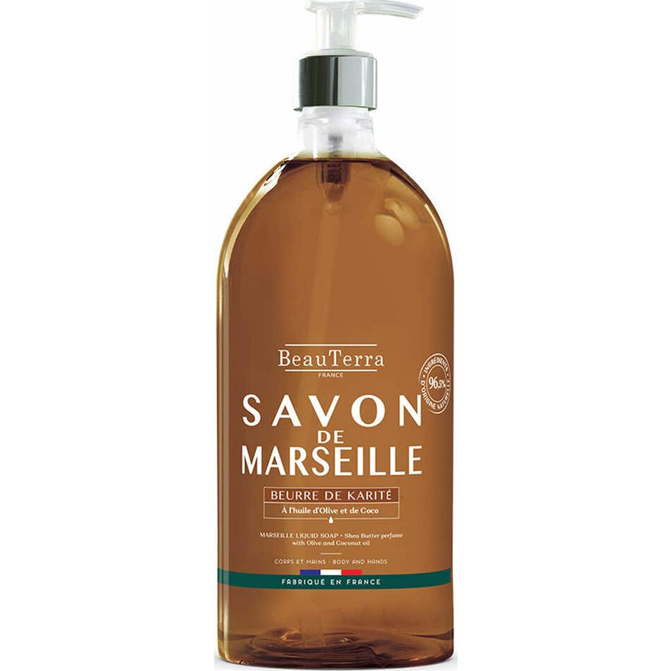 BeauTerra Savon De Marseille Beurre De Karité 1L