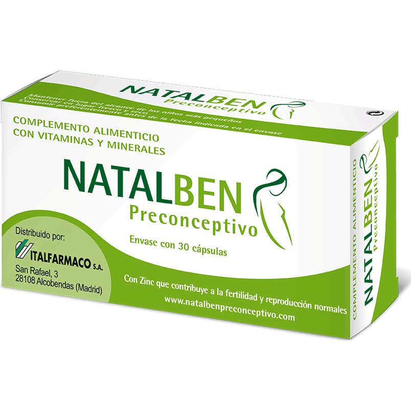 Natalben Préconception 30 gélules