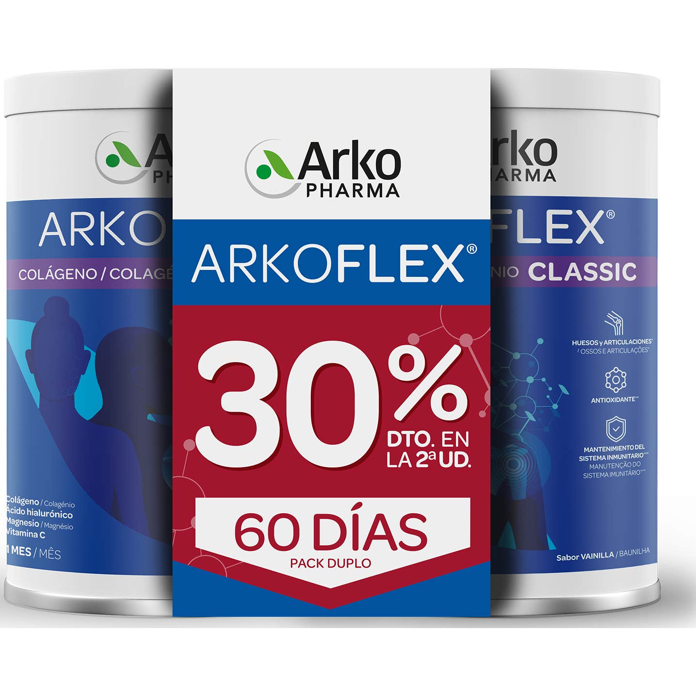 Arkoflex Collagène Vanille 360 + 360 Gr