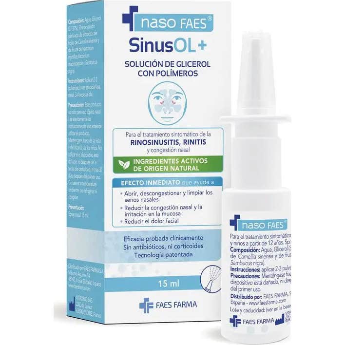Naso Faes Sinusol + Spray Nasal 15ml